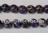 CDE696 15.5 inches 10mm round dyed sea sediment jasper beads