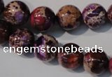 CDE697 15.5 inches 12mm round dyed sea sediment jasper beads