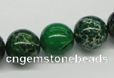 CDE71 15.5 inches 16mm round dyed sea sediment jasper beads