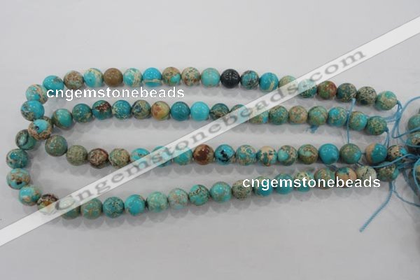 CDE803 15.5 inches 10mm round dyed sea sediment jasper beads wholesale