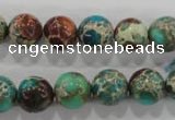 CDE804 15.5 inches 11mm round dyed sea sediment jasper beads wholesale