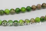 CDE82 15.5 inches 6mm round dyed sea sediment jasper beads