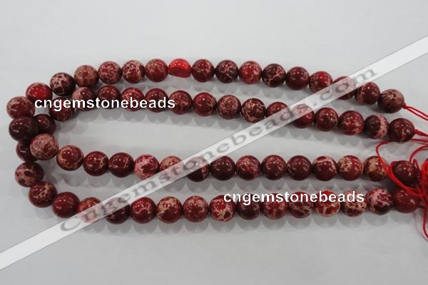 CDE824 15.5 inches 12mm round dyed sea sediment jasper beads wholesale