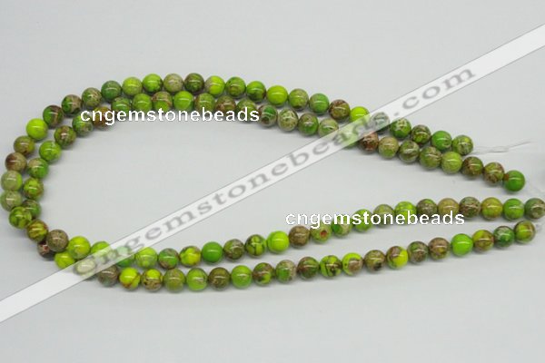 CDE83 15.5 inches 8mm round dyed sea sediment jasper beads