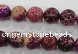 CDE833 15.5 inches 10mm round dyed sea sediment jasper beads wholesale