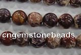 CDE843 15.5 inches 10mm round dyed sea sediment jasper beads wholesale