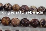 CDE844 15.5 inches 12mm round dyed sea sediment jasper beads wholesale