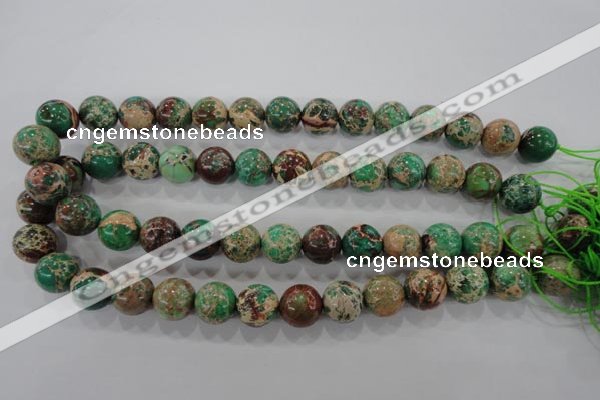 CDE854 15.5 inches 12mm round dyed sea sediment jasper beads wholesale