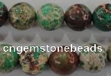 CDE855 15.5 inches 14mm round dyed sea sediment jasper beads wholesale