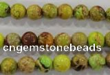 CDE863 15.5 inches 10mm round dyed sea sediment jasper beads wholesale