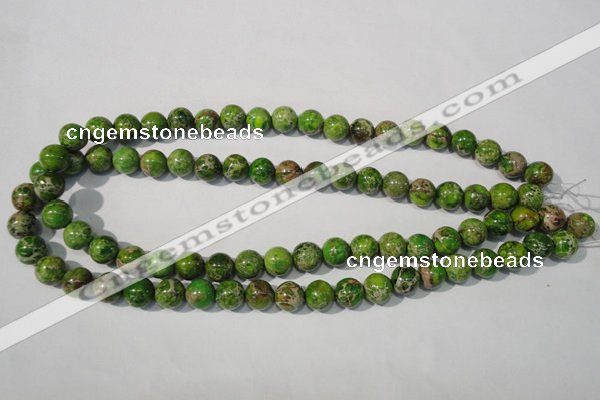 CDE921 15.5 inches 10mm round dyed sea sediment jasper beads