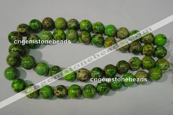 CDE923 15.5 inches 16mm round dyed sea sediment jasper beads