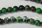 CDE956 15.5 inches 8mm round dyed sea sediment jasper beads