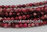 CDI01 16 inches 4mm round dyed imperial jasper beads wholesale