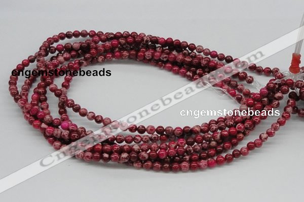 CDI02 16 inches 6mm round dyed imperial jasper beads wholesale