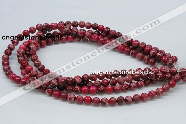 CDI03 16 inches 8mm round dyed imperial jasper beads wholesale