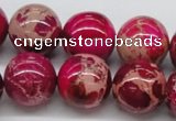 CDI05 16 inches 18mm round dyed imperial jasper beads wholesale