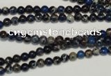 CDI220 15.5 inches 4mm round dyed imperial jasper beads