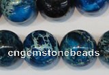 CDI222 15.5 inches 20mm round dyed imperial jasper beads