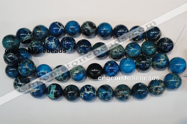 CDI222 15.5 inches 20mm round dyed imperial jasper beads