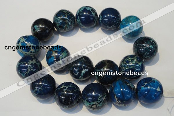 CDI224 15.5 inches 24mm round dyed imperial jasper beads