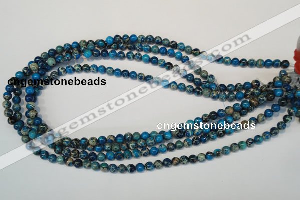 CDI265 15.5 inches 6mm round dyed imperial jasper beads