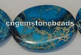 CDI320 15.5 inches 35*45mm oval dyed imperial jasper beads