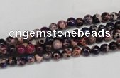 CDI360 15.5 inches 4mm round dyed imperial jasper beads