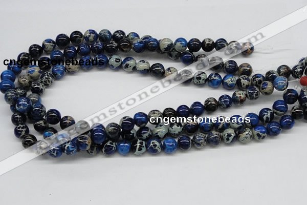 CDI44 16 inches 10mm round dyed imperial jasper beads wholesale