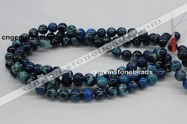 CDI45 16 inches 12mm round dyed imperial jasper beads wholesale