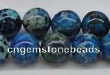 CDI46 16 inches 14mm round dyed imperial jasper beads wholesale