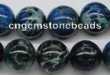 CDI47 16 inches 16mm round dyed imperial jasper beads wholesale