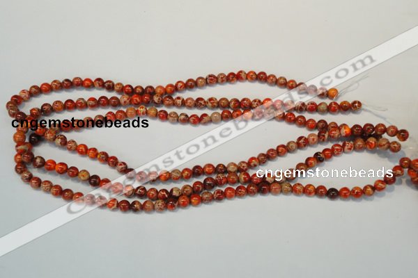 CDI491 15.5 inches 6mm round dyed imperial jasper beads