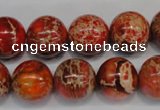 CDI495 15.5 inches 14mm round dyed imperial jasper beads