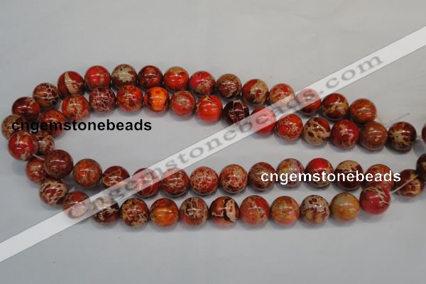 CDI495 15.5 inches 14mm round dyed imperial jasper beads