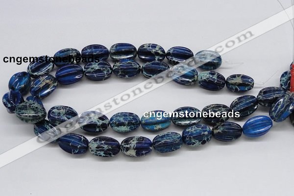 CDI61 16 inches 16*23mm star fruit shaped dyed imperial jasper beads