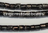 CDI670 15.5 inches 6*6mm tube dyed imperial jasper beads