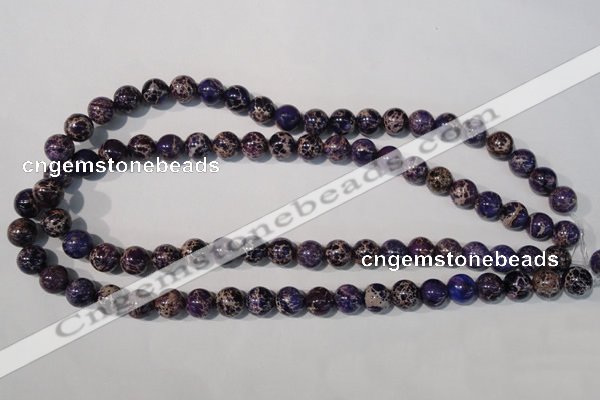 CDI696 15.5 inches 10mm round dyed imperial jasper beads