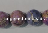 CDI698 15.5 inches 18mm round dyed imperial jasper beads