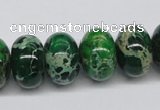 CDI73 16 inches 12*18mm rondelle dyed imperial jasper beads wholesale