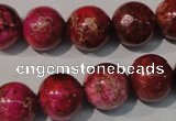 CDI762 15.5 inches 14mm round dyed imperial jasper beads