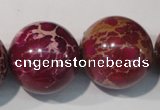 CDI765 15.5 inches 24mm round dyed imperial jasper beads