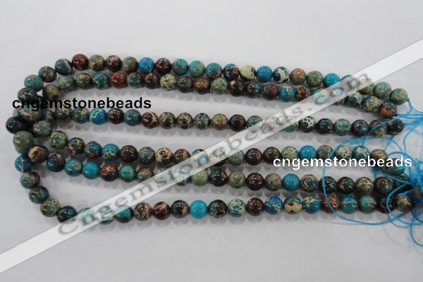 CDI802 15.5 inches 8mm round dyed imperial jasper beads wholesale