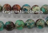 CDI804 15.5 inches 11mm round dyed imperial jasper beads wholesale