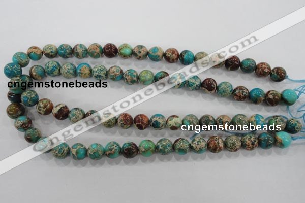 CDI804 15.5 inches 11mm round dyed imperial jasper beads wholesale