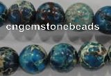 CDI807 15.5 inches 15mm round dyed imperial jasper beads wholesale