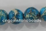 CDI808 15.5 inches 18mm round dyed imperial jasper beads wholesale