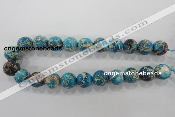 CDI808 15.5 inches 18mm round dyed imperial jasper beads wholesale