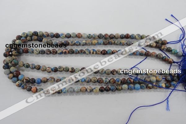 CDI812 15.5 inches 6mm round dyed imperial jasper beads wholesale