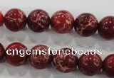 CDI823 15.5 inches 10mm round dyed imperial jasper beads wholesale